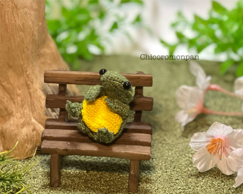 あみぐるみカメ お座りさん あみぐるみ Chicoromonpan shop 通販