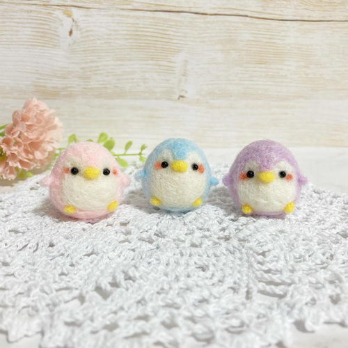 作家様　ぬいぐるみ　羊毛フェルト　ハンドメイド　ミニチュア 刺繍キット ニードル 動物 手芸 ステッチ ししゅう ぬいぐるみ