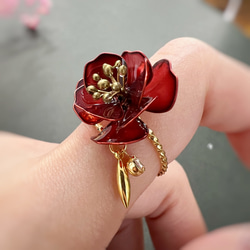 椿 リング r4011 指輪・リング Cuore 通販 17003309｜Creema(クリーマ)