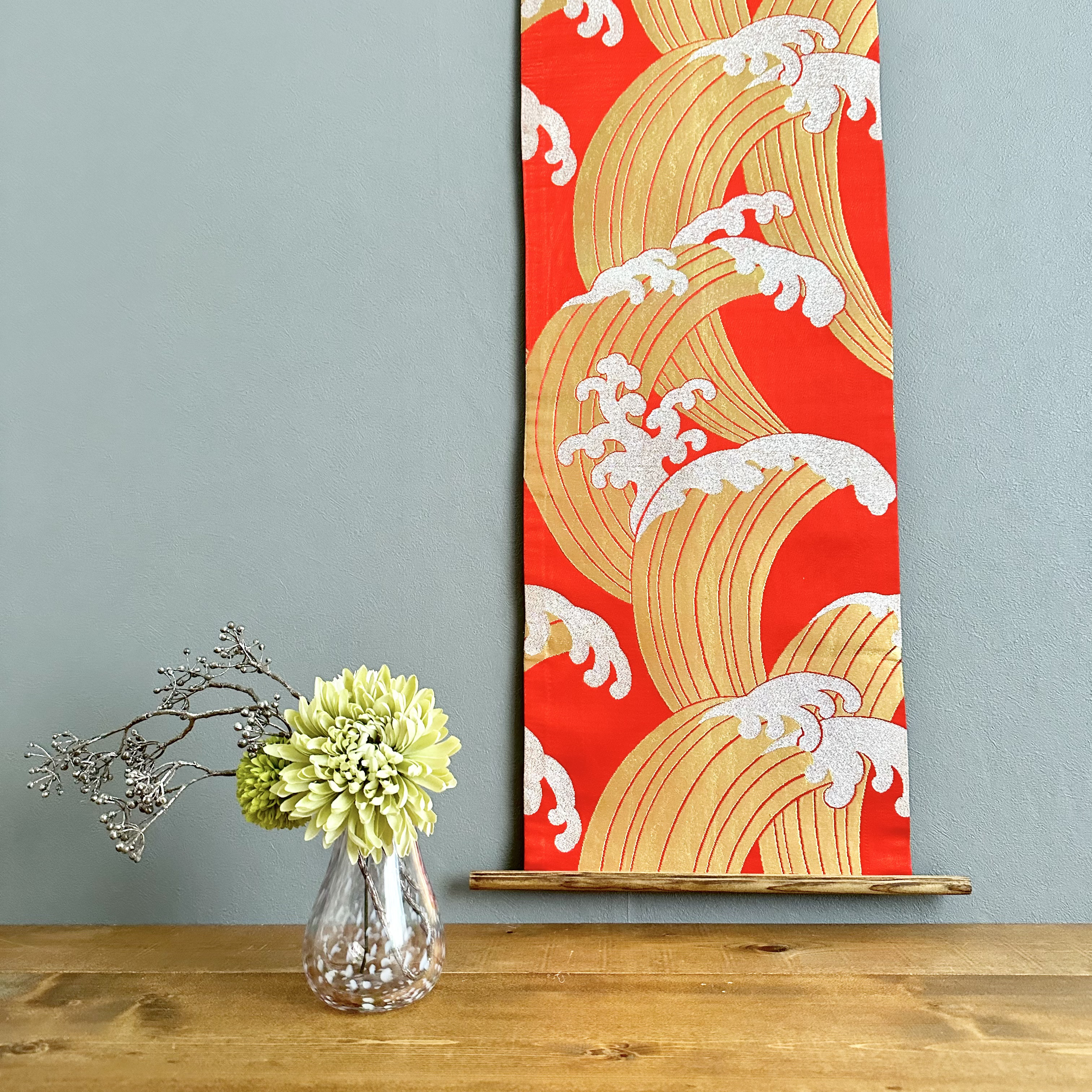 タペストリー　古布　着物　リメイク　壁掛け　 Old KIMONO タペストリー 古布 着物 リメイク 壁掛け Old KIMONO 予約中