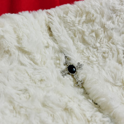 小顔効果も♪もふもふ♡ 白黒 ネックウォーマー 3枚目の画像