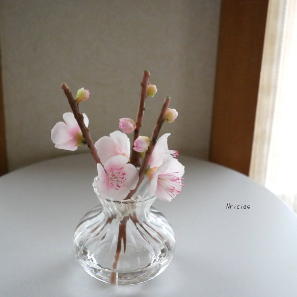 専用 藤の花 クレイフラワー （樹脂粘土で作る藤の花 DIY Clay