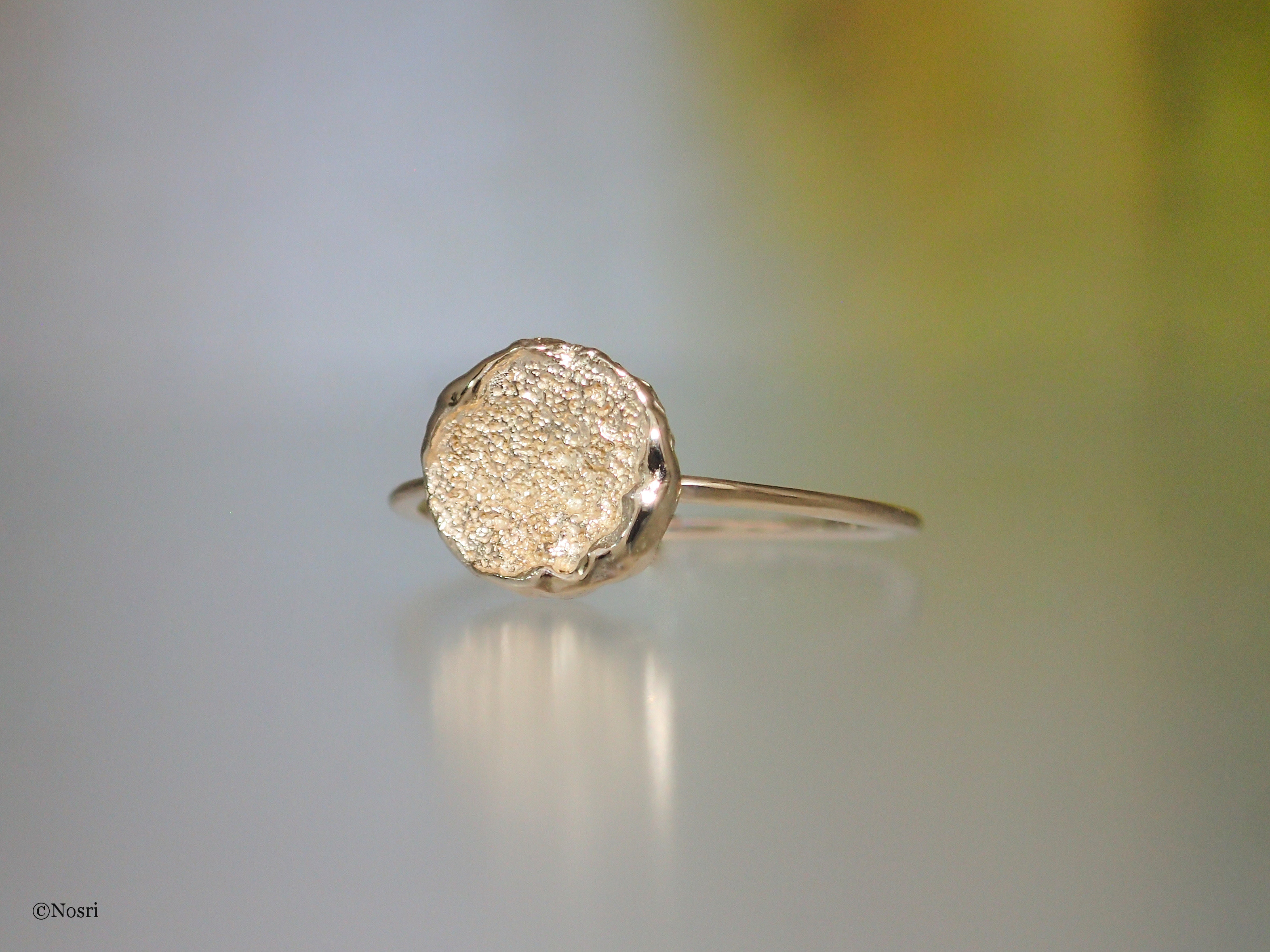 おぼろ月のリング Sサイズ (K10YG）