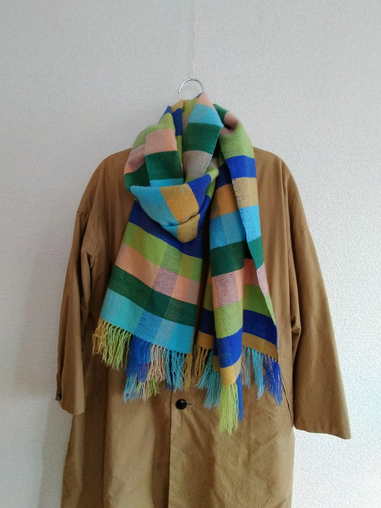 ラムウールのストール