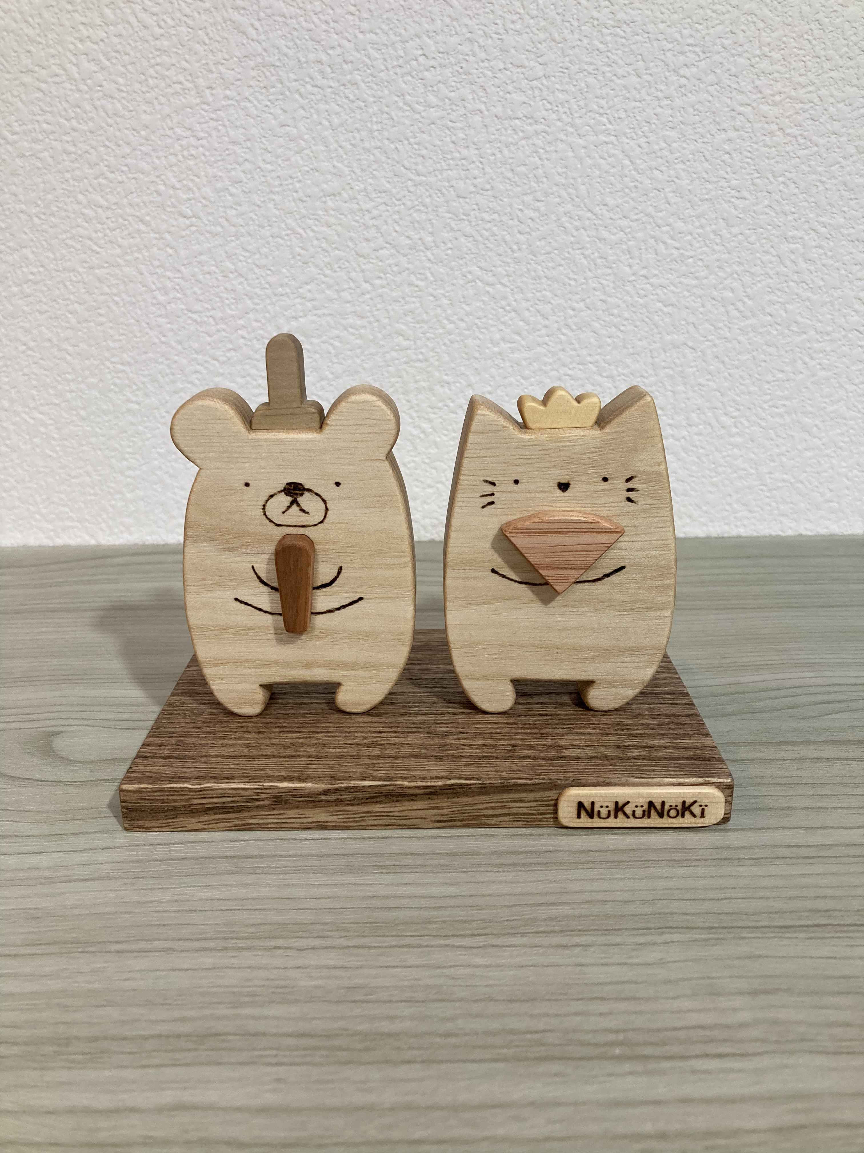 くまとねこのおひな様