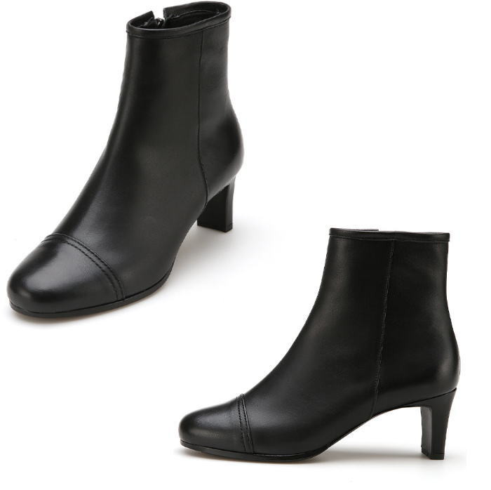 レザーブーツ (neb) ショートブーツ 本革ブーツ オーダーシューズ 小さいサイズ 大きいサイズ