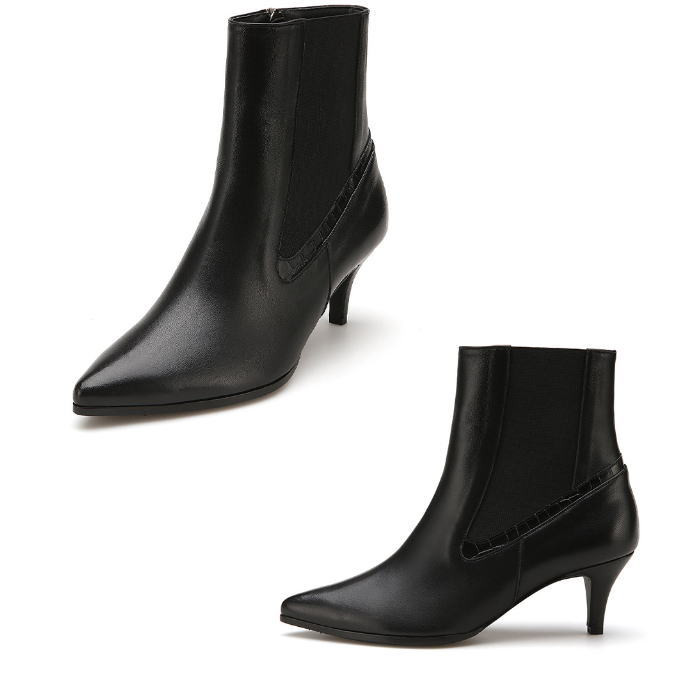 レザーブーツ (neb) ショートブーツ 本革ブーツ オーダーシューズ 小さいサイズ 大きいサイズ