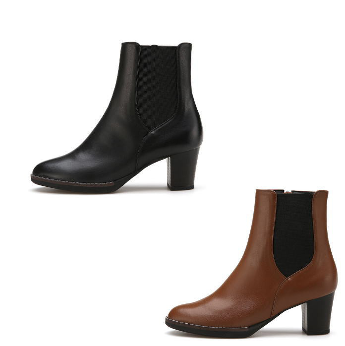 サイドゴアレザーブーツ (neb) ショートブーツ 本革ブーツ オーダーシューズ 小さいサイズ 大きいサイズ