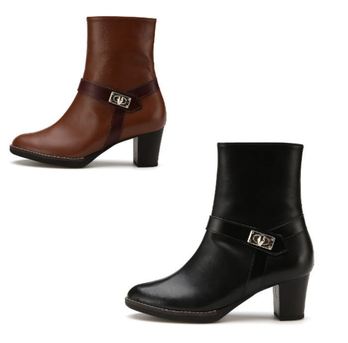 レザーブーツ (neb) ショートブーツ 本革ブーツ オーダーシューズ 小さいサイズ 大きいサイズ