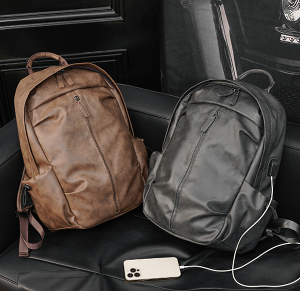 ★通勤通学★旅行用大容量★2wayシンプルなリュックバッグ肩掛け シンプル★ハンドバッグ 2枚目の画像