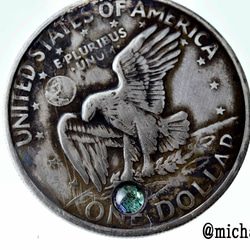 本物のvintage コインのbowtie ボウタイ 11518-494 vintage COIN ネクタイ 4枚目の画像