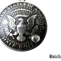 本物のvintage コインのbowtie ボウタイ 11517-494 vintage COIN ネクタイ 2枚目の画像