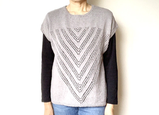 透かし編みプルオーバー　キット