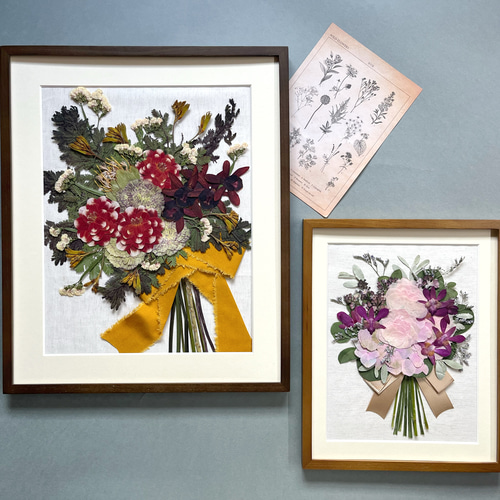 押し花額 rectangleレクタングル/moyenne モヮイヤンヌ 結婚式 押し花額 rectangleレクタングル/moyenne モヮイヤンヌ 結婚式