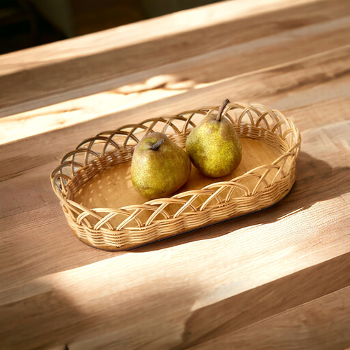 フェリシモ ラタン製バスケット作成キット 7点セット