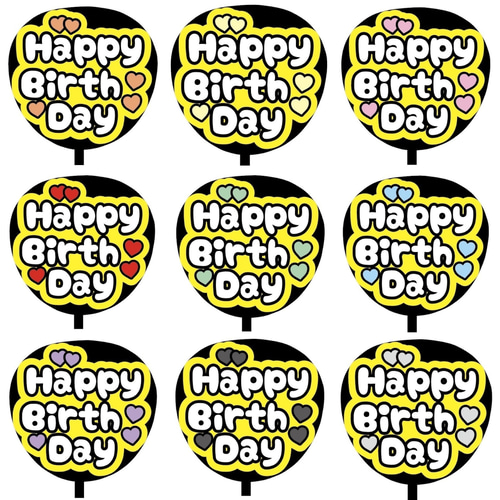 即購入可】ファンサうちわ文字 カンペうちわ 規定内サイズ