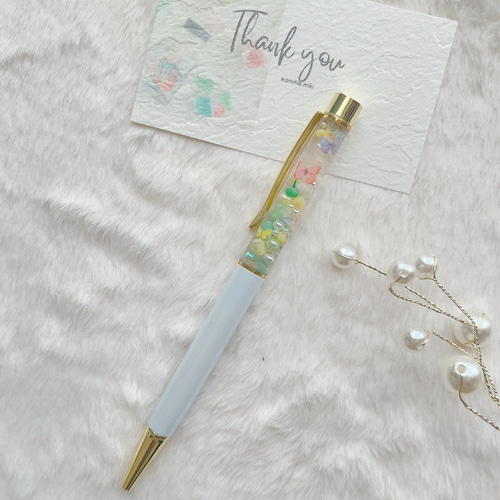 蝶々シリーズ ハーバリウムペン 蝶々シリーズ ハーバリウムペン