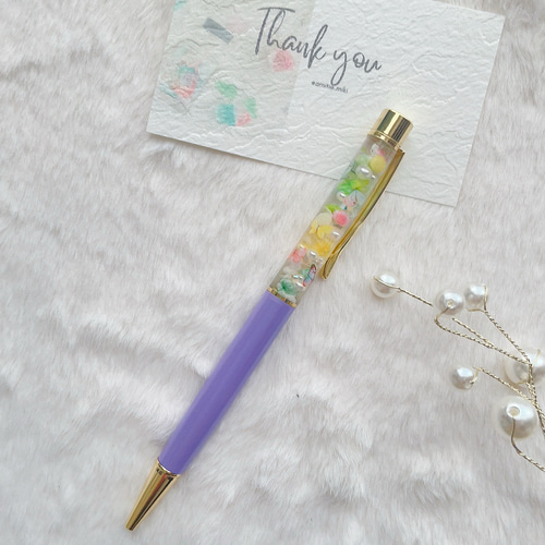 蝶々シリーズ ハーバリウムペン 蝶々のハーバリウム ミニサイズ 全4色(ブルー ピンク イエロー