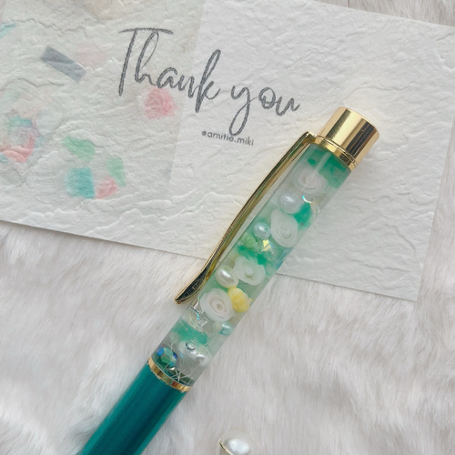 アロマストーン&ハーバリウムボールペンミニ薔薇 アロマストーン&ハーバリウムボールペンミニ薔薇