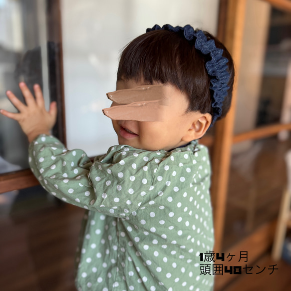 ヘアバンド✿花レース 1枚目の画像