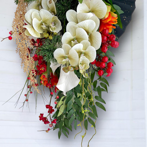 光触媒 特大 しめ縄 送料無料 しめ縄リース 正月リース 正月飾り 胡蝶