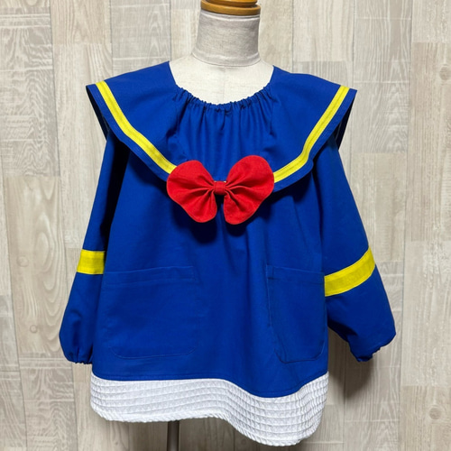 スモック　moca×ribbon  サイズ120 スモックmoca×ribbon サイズ120