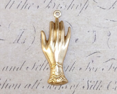 ビンテージ☆ハンドクリップ スタンド3段 ビクトリア朝 真鍮 Gorgeous Made in Japan Vintage Victorian Brass Hand Clip