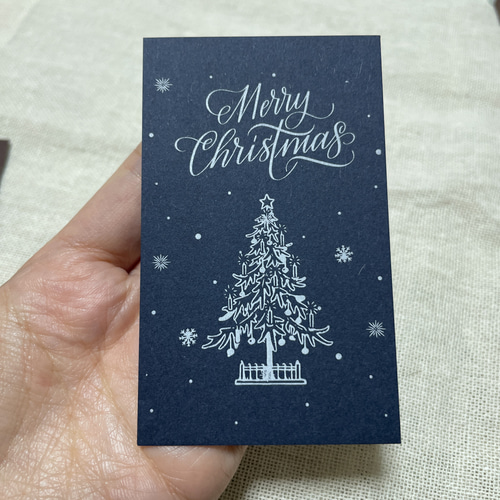 高級感ただよう⭐︎クリスマスカード 5色アソート 10枚セット