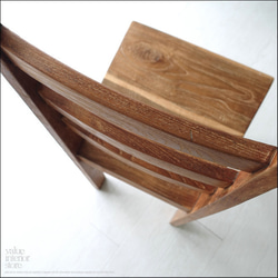 チークヴィンテージチェアN ダイニングチェア 椅子 イス ナチュラル 古材家具 再生家具 レトロ 無垢材家具 三大銘木 3枚目の画像