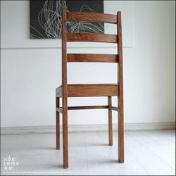 チークヴィンテージチェアN ダイニングチェア 椅子 イス ナチュラル 古材家具 再生家具 レトロ 無垢材家具 三大銘木 7枚目の画像
