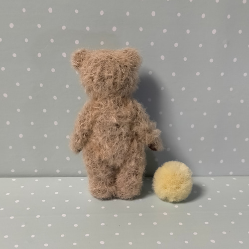 * vintage bear ❀ お世話が好きな 優しい クマさん Organic Humming Bear With A Lamp [ caramel natu