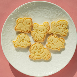 クッキー型　パピヨン　正面 3枚目の画像