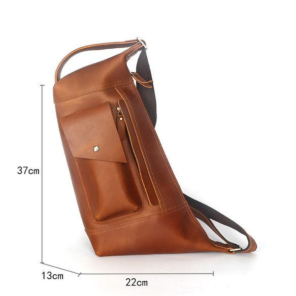 本革 チェストバッグ レザー ショルダーバッグ メンズ オートバイバッグ 牛革ボディバッグ彼氏友達父の日誕生日プレゼント 本革 メンズ ショルダーバッグ バッグ 旅行バッグ