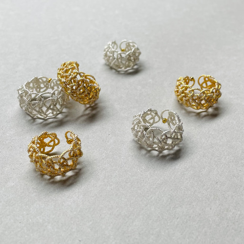水引アクセサリー リング「ゆらり」2WAY 金沢の水引｜自遊花人じ