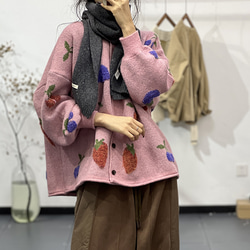 新作). 手編みセーターニット クルーネックニット カーディガン 新作). 手編みセーターニット クルーネックニット カーディガン