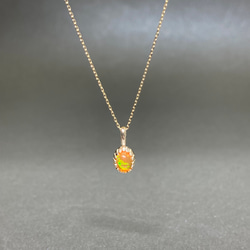 ソードペンダント　グレイマルチ　オーロラオパール D&O Takayuki Otsuki | K18WG Pendant with Boulder opal and