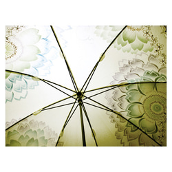 Ｈａｎａ・Ｈａｎａな日傘（花刺繍入り）（薄生成色） 8枚目の画像