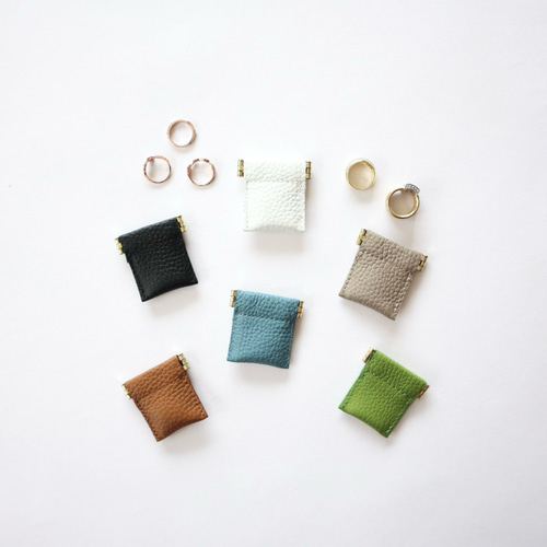 選べる2色】本革リングポーチセット｜ギフトにも◎ 指輪ケース