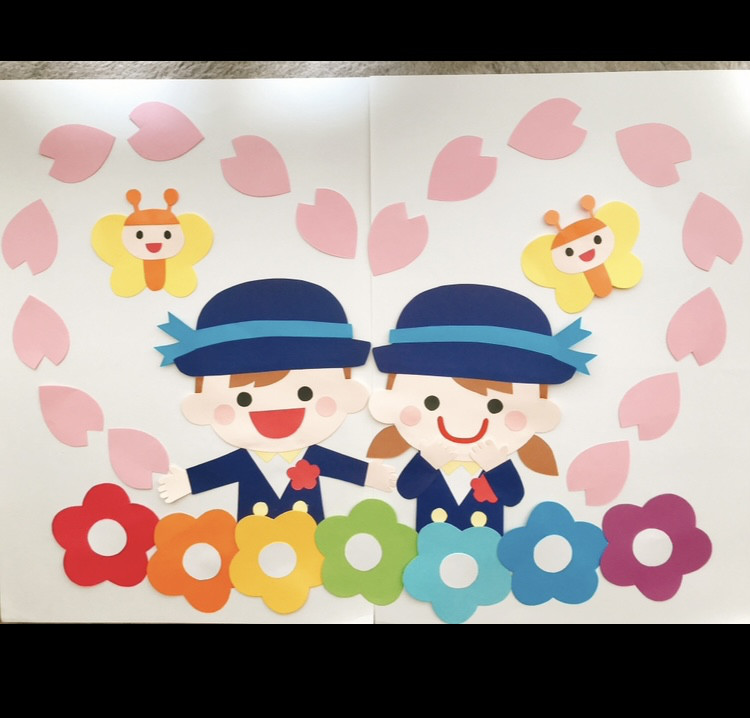 ⭐︎壁面飾り　進級　入学　特大　4月壁面　春の壁面　桜　小学校　幼稚園
