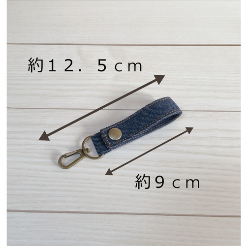 美品 jy3 デニムコインケース 岡山デニム 三角コインケース 小物入れ ストラップ インディゴ