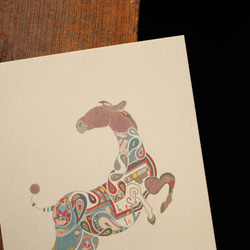 「飛躍する馬」ポストカード２枚セット 3枚目の画像