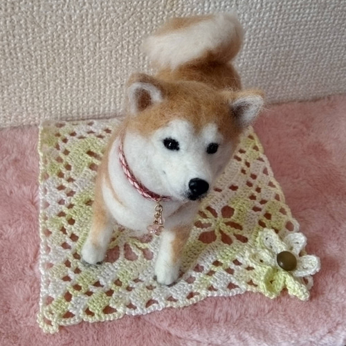 羊毛フェルト 犬 柴犬｜羊毛フェルト