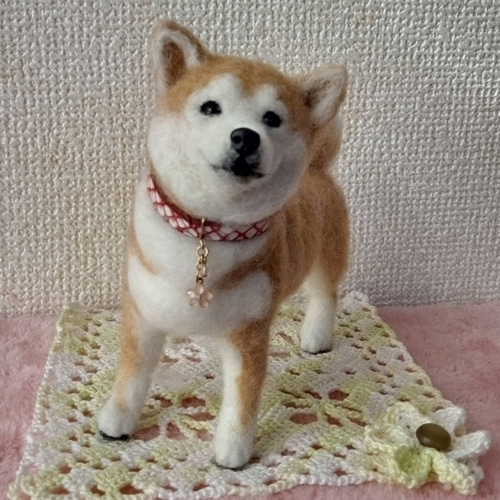 受注制作】羊毛フェルト｜柴犬 羊毛フェルト haru 通販｜Creema(クリーマ) 16877977