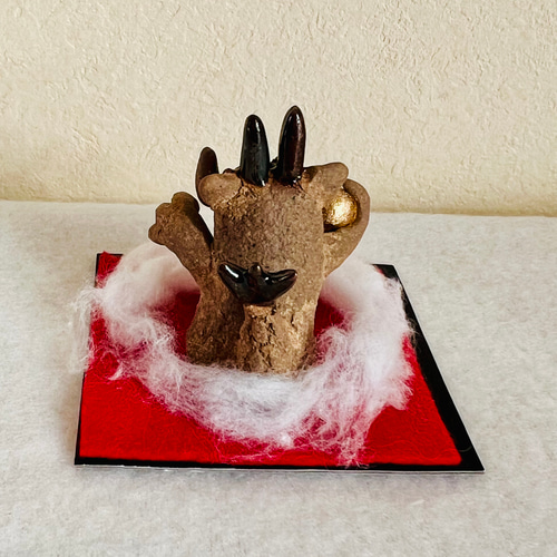 干支の置物／陶器 辰年 龍 タツ 辰 ドラゴン 2024年 令和6年 お正月