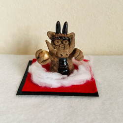 文創 古陶片リメイク 十二支ペンダント〈辰・ドラゴン〉 ワンダーパーク ゴールド＆プラチナ] タツノオトシゴペア