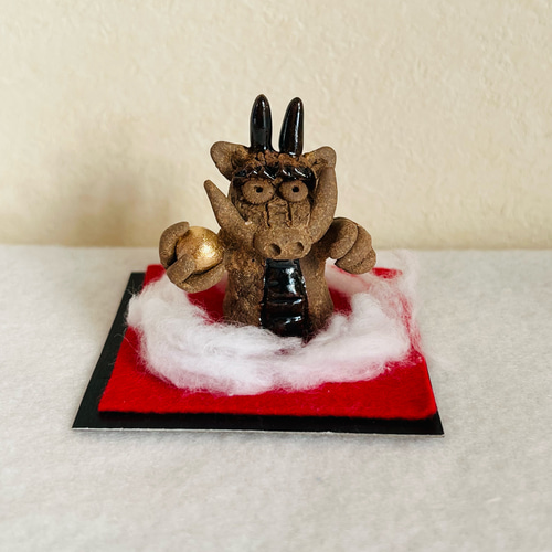 干支の置物／陶器 辰年 龍 タツ 辰 ドラゴン 2024年 令和6年 お正月