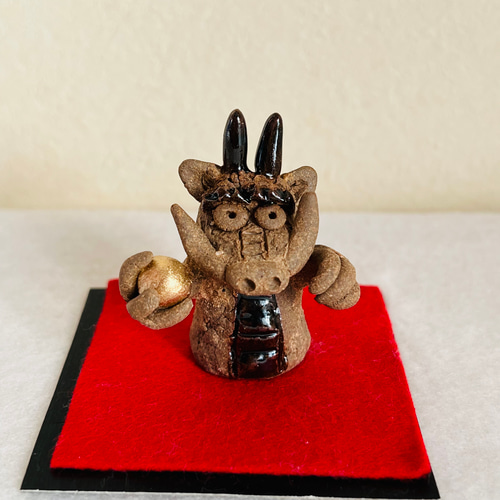 干支の置物／陶器 辰年 龍 タツ 辰 ドラゴン 2024年 令和6年 お正月