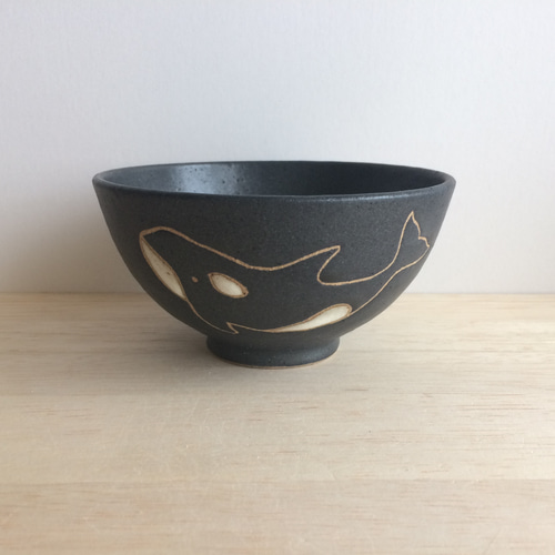 茶碗（シャチ） 茶碗・めし碗 後山工房 マザキユキ 通販