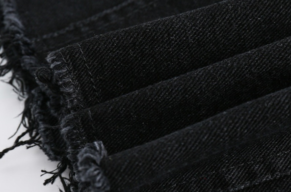 レディース*メンズ両用·レトロなバリのゆったりデニムジャケット黒ジャケット 20-1328 18枚目の画像