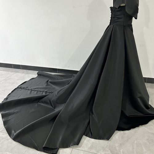 黒ワンショルダーローズフラワートレーンロングドレスパーティー薔薇ヌーディー高級 楽天市場】ANGEL カラードレス 新作 オフショルダー フラワー